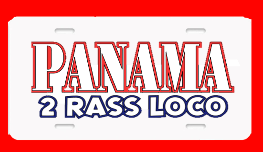 Panama 2 Rass Loco  License Plate