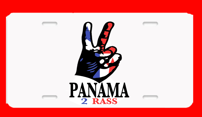 Panama 2 Rass Loco  License Plate